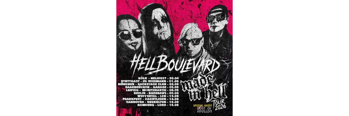 Hell Boulevard "Made In Hell" Tour 2026
