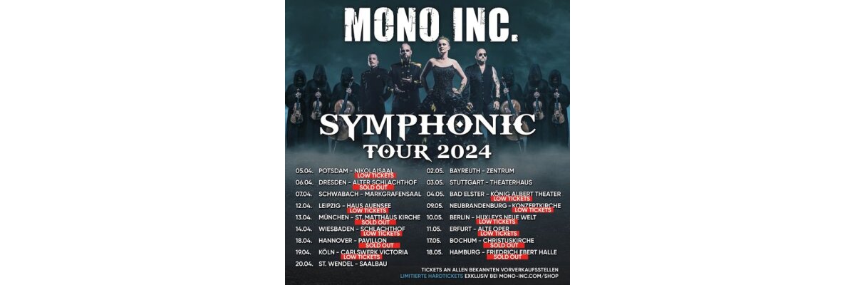 MONO INC. Symphonic Tour 2024 - MONO INC. Symphonic Tour 2024