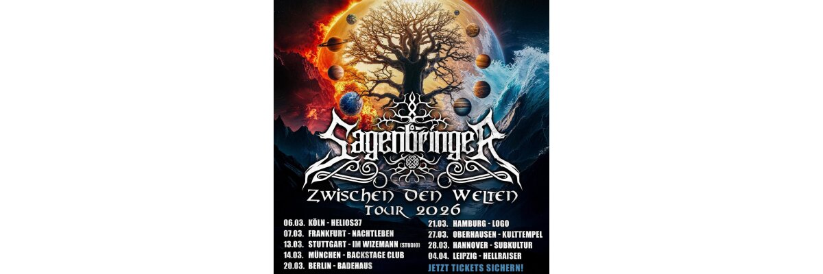 Sagenbringer - Zwischen den Welten Tour 2026      - Sagenbringer - Zwischen den Welten Tour 2026     