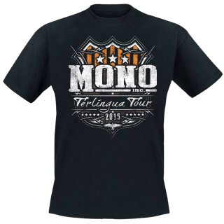 T-Shirt MONO INC. Terlingua Tour 2015 - orange-grey