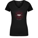 Ladies V-Neck T-Shirt MONO INC. Raven Community XL