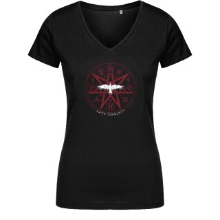 Ladies V-Neck T-Shirt MONO INC. Raven Community XXL