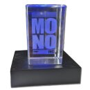 MONO INC. LED-Leuchtsockel für 3D Glaskristall...
