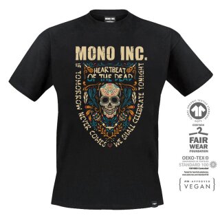 T-Shirt MONO INC. Heartbeat of the Dead