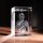 MONO INC. RAVENBLACK 3D Glaskristall mit Portrait von Carl Fornia