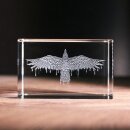 MONO INC. 3D Glaskristall mit Ravenblack Rabe