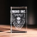 MONO INC. 3D Glaskristall with Heartbeat Of The Dead