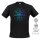 T-Shirt MONO INC. Raven Community Blue Edition L