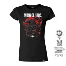 Ladies T-Shirt MONO INC. Blood Red Raven L