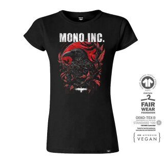Ladies T-Shirt MONO INC. Blood Red Raven XXL
