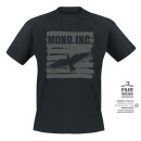 T-Shirt MONO INC. Raven Retro XL