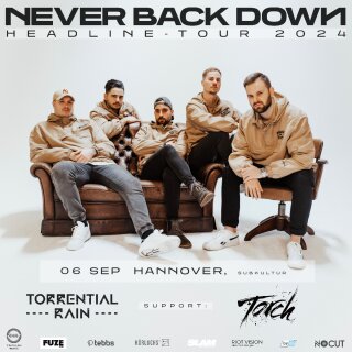 Never Back Down - Headline Tour 2024 - 06.09.2024 Hannover - Substation