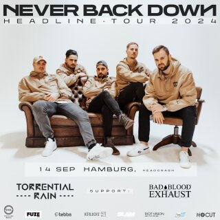Never Back Down - Headline Tour 2024 - 14.09.2024 Hamburg- Headcrash