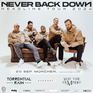 Never Back Down - Headline Tour 2024 - 20.09.2024 München - Backstage Club