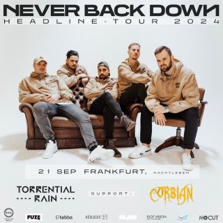 Never Back Down - Headline Tour 2024 - 21.09.2024 Frankfurt - Nachtleben