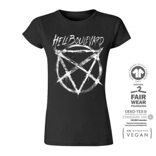 Hell Boulevard - Ladies-Shirt "New Logo (white)