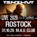 Tanzwut Live Tour 2026 31.10.2026 Rostock - M.A.U. Club