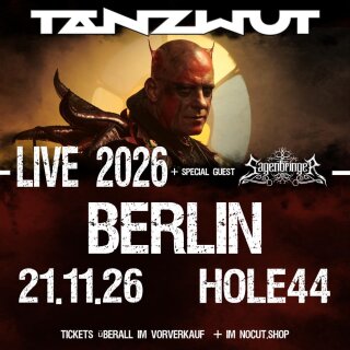 Tanzwut Live Tour 2026 21.11.2026 Berlin - Hole44