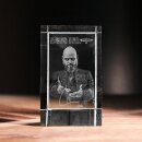 MONO INC. 3D Glass Crystal with "Darkness" Martin
