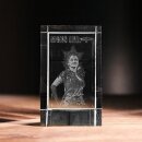 MONO INC. 3D Glass Crystal with "Darkness" Katha