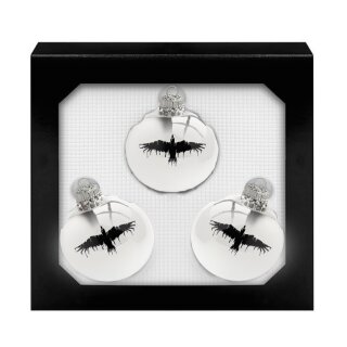 Christbaumkugeln MONO INC. (3er Set) (silber)