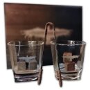 Whiskeygläser Set MONO INC. (2 Gläser in einer Holzbox)