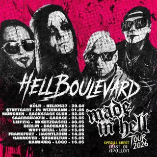 Hell Boulevard - Made In Hell Tour 2026 08.05.2026 Leipzig- Moritzbastei