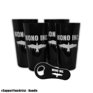 #SupportYourArtist bundle - 4 cups MONO INC. + free bottle opener