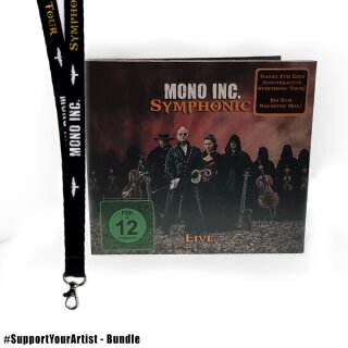 #SupportYourArtist Exklusiv -  MONO INC. - Symphonic Live 2CD/DVD + Tour Lanyard
